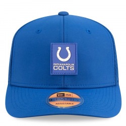 Indianapolis Colts New Era 2025 Sideline 9SEVENTY Trucker Adjustable Hat - Royal