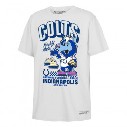 Indianapolis Colts Mitchell & Ness Youth Blue Pie Day T-Shirt - White