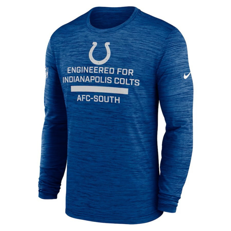 Indianapolis Colts Nike Sideline Velocity Performance Long Sleeve T-Shirt - Royal
