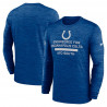 Indianapolis Colts Nike Sideline Velocity Performance Long Sleeve T-Shirt - Royal