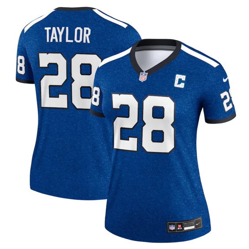 Jonathan Taylor Indianapolis Colts Nike Women's Indiana Nights Alternate Game Jersey - Royal Jonathan Taylor Indianapolis Colts Nike Women's Indiana Nights Alternate Game Jersey - Royal