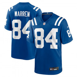 Men's Nike Tyler Warren Royal Indianapolis Colts Game Jersey