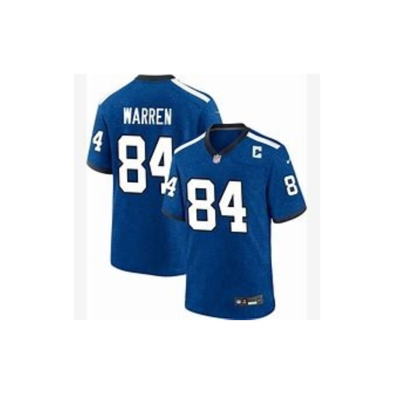Men's Nike Tyler Warren Royal Indianapolis Colts Indiana Nights Alternate Game Jersey
