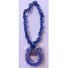 Indianapolis Colts Oversized Superfan Blue Chain Necklace